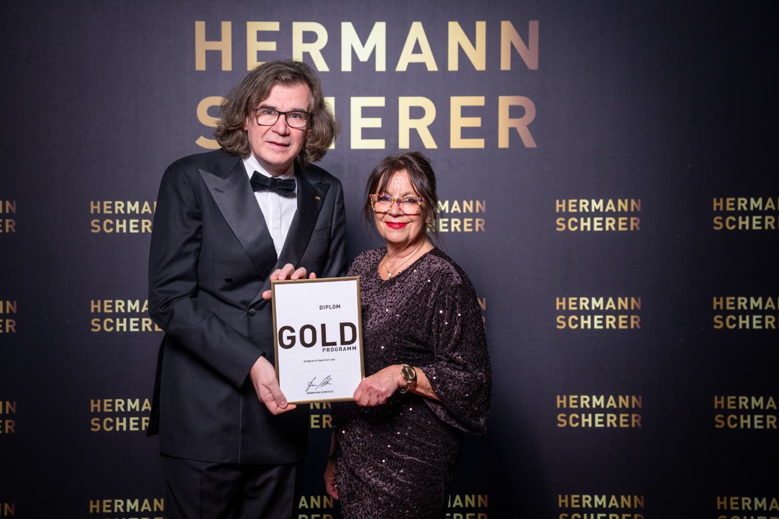Anke Voss bei der Verleihung der Hermann Scherer Gold-Auszeichnung